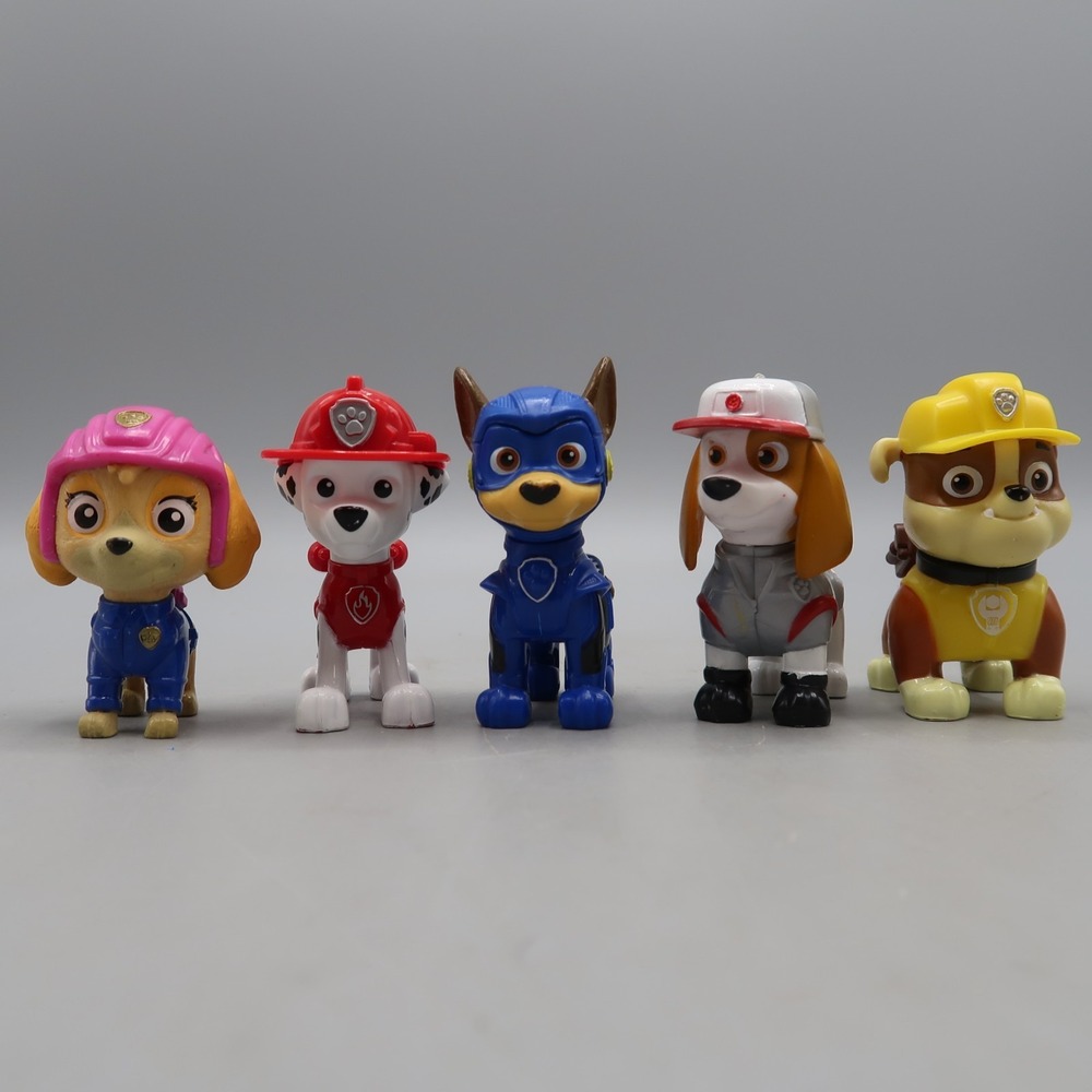 Paw Patrol Big Truck AL Rubble Chase Marshall Skye Figure Toy Lot